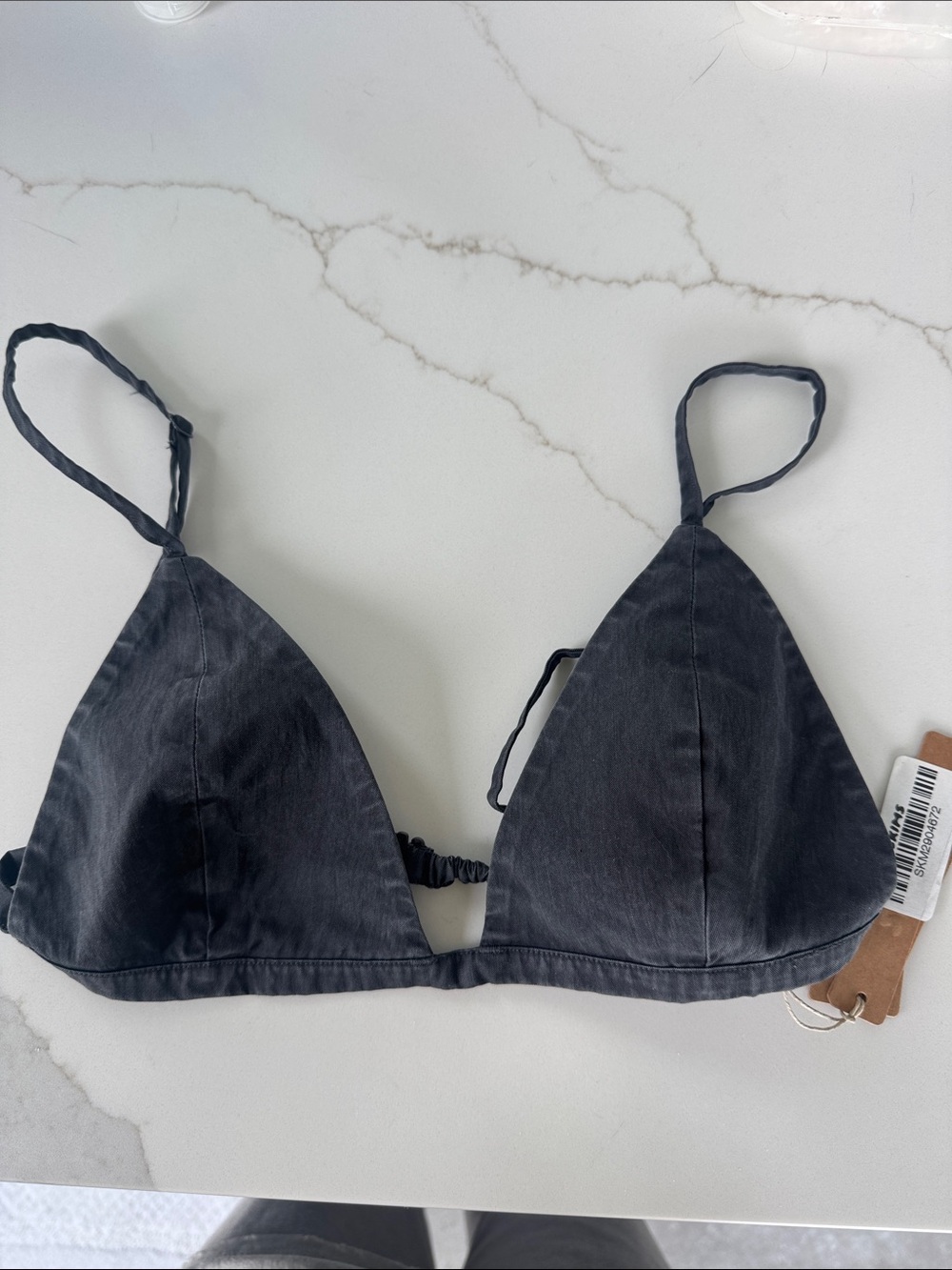 Black Triangle Bralette Top